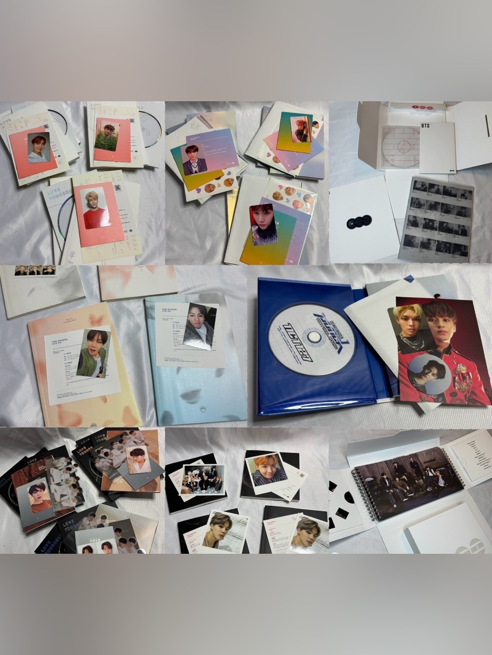 BTS 19 albums - Arirang, LY her / tear / answer / wings / ITMFL 1 & 2 (+ NCT)